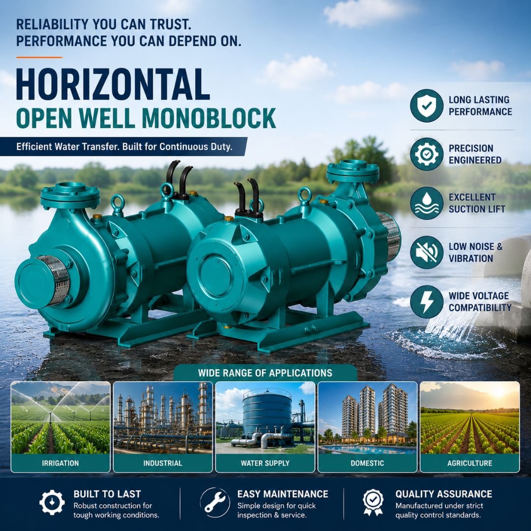 Horizontal Open Well Monoblock Pump - Image 3
