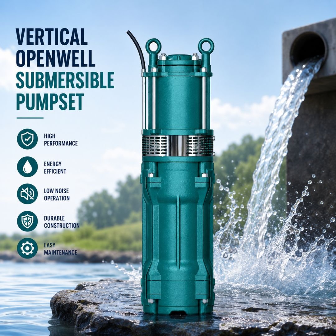 Three Phase Vertical Openwell Submersible Pumpset - Image 2