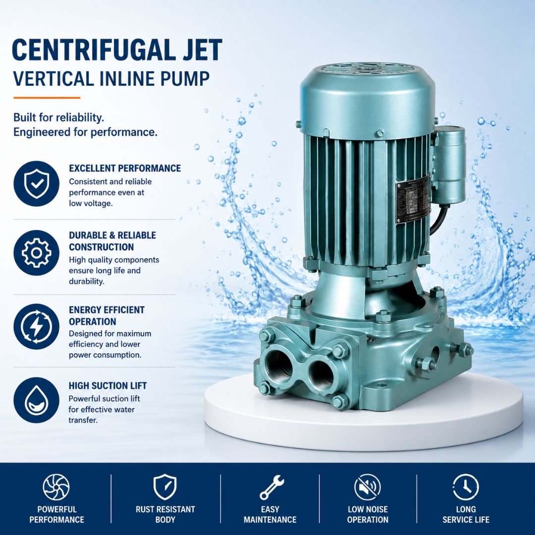 Centrifugal Jet Vertical Inline Pump - Image 3