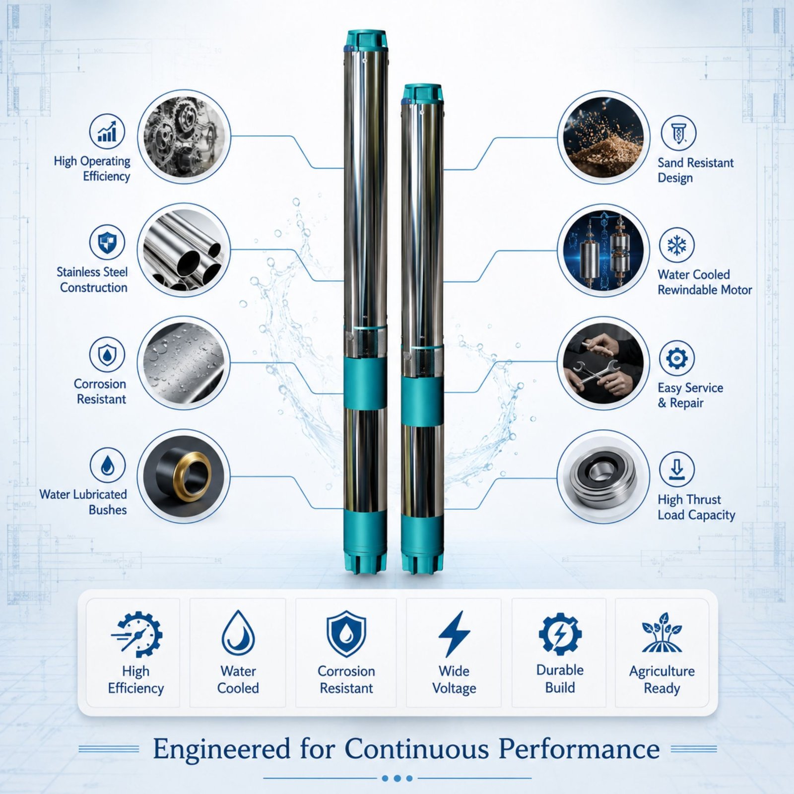 V4 submersible pump - Image 3