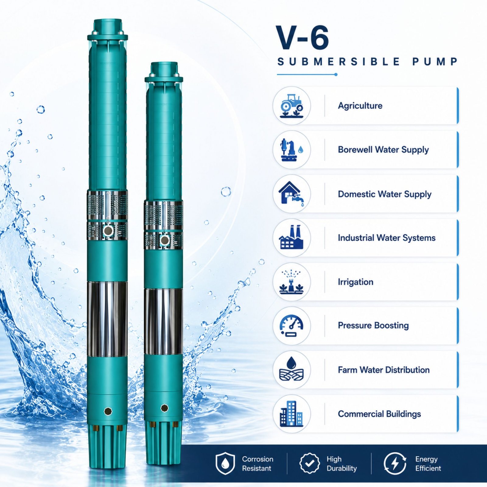 V-6 Submersible Pump Radial Flow - Image 5